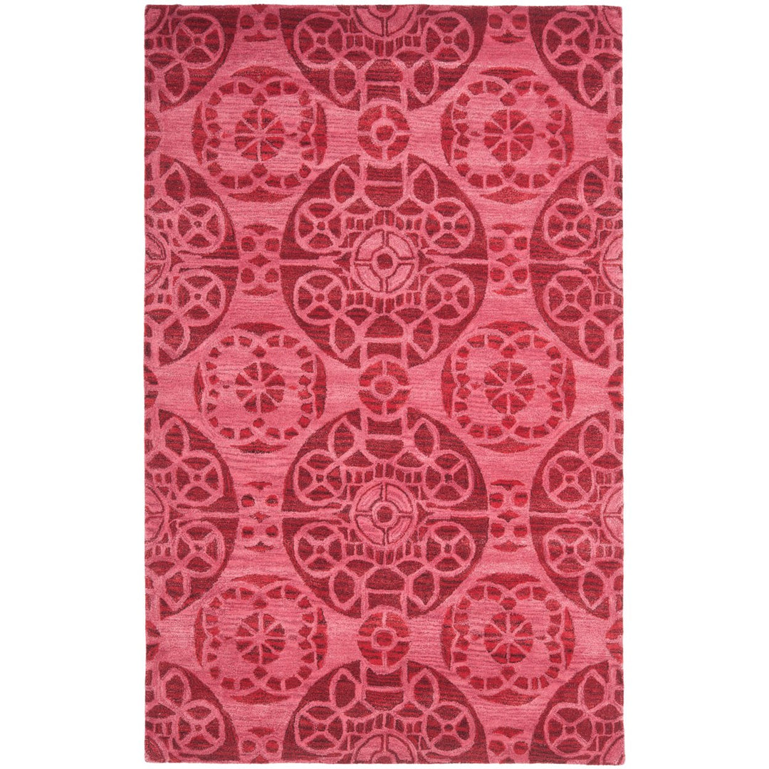 SAFAVIEH Wyndham Collection WYD376C Handmade Red Rug Image 1