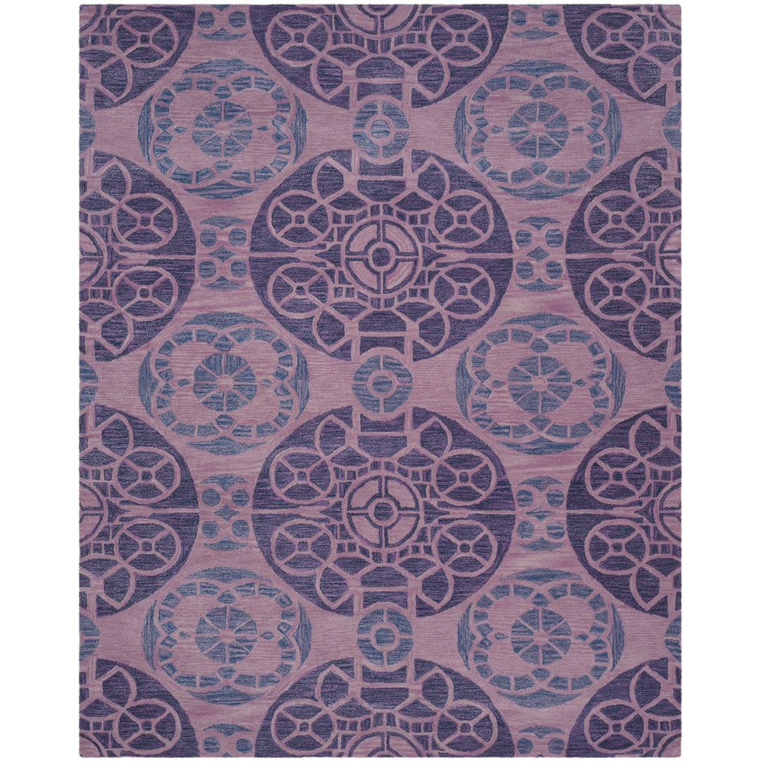 SAFAVIEH Wyndham Collection WYD376J Handmade Purple Rug Image 1