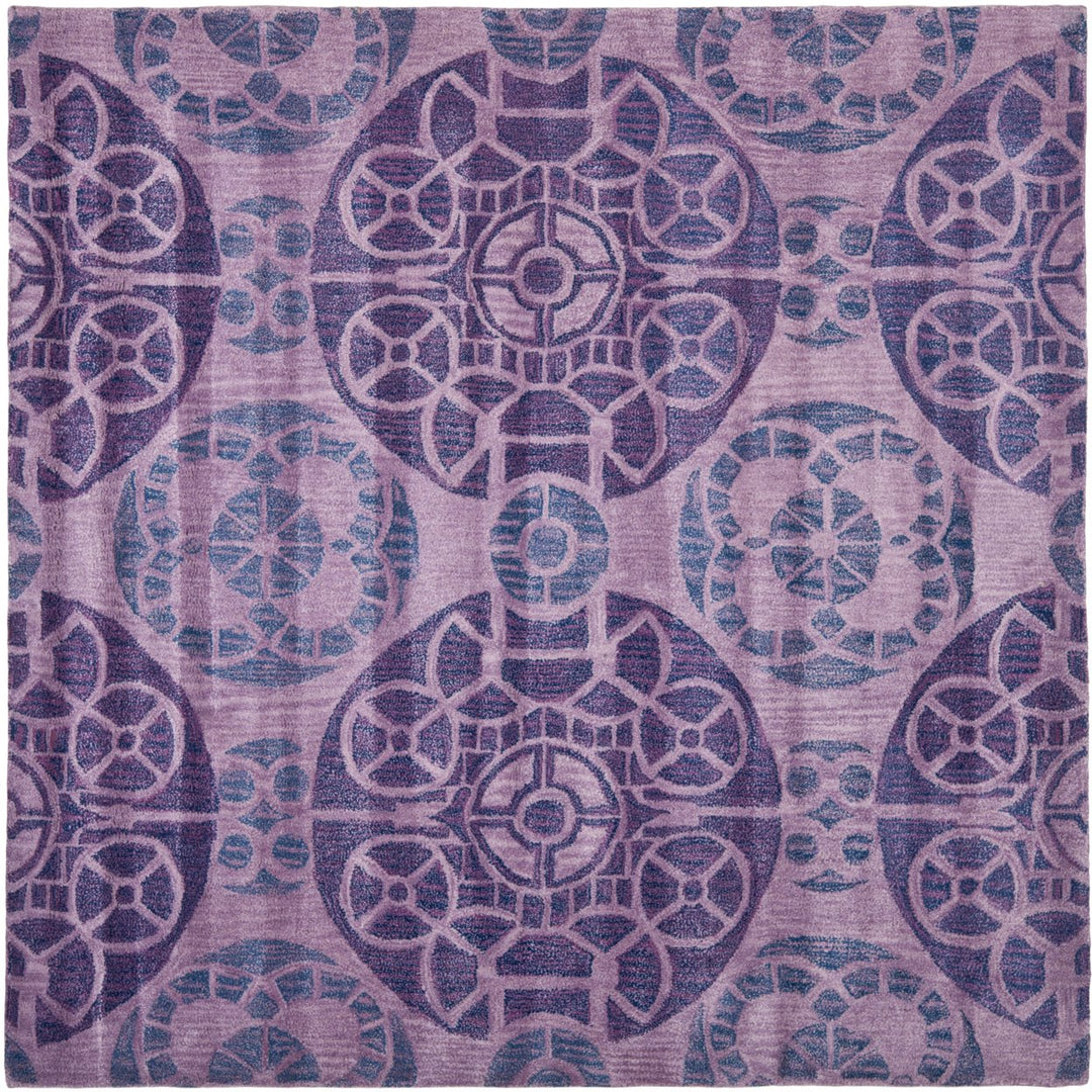 SAFAVIEH Wyndham Collection WYD376J Handmade Purple Rug Image 6