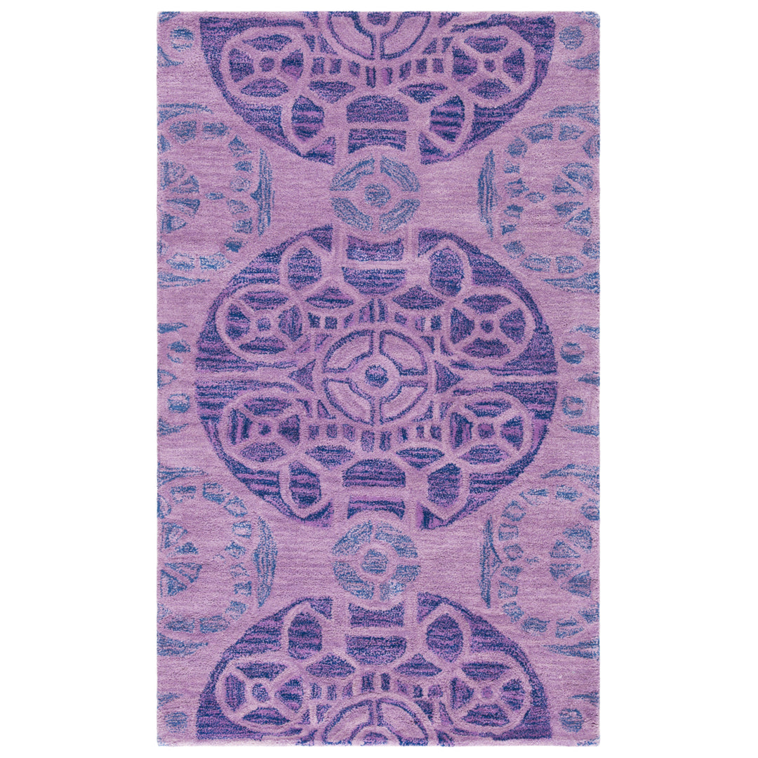 SAFAVIEH Wyndham Collection WYD376J Handmade Purple Rug Image 8