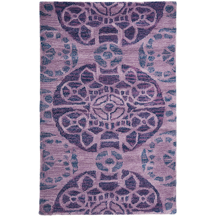 SAFAVIEH Wyndham Collection WYD376J Handmade Purple Rug Image 9