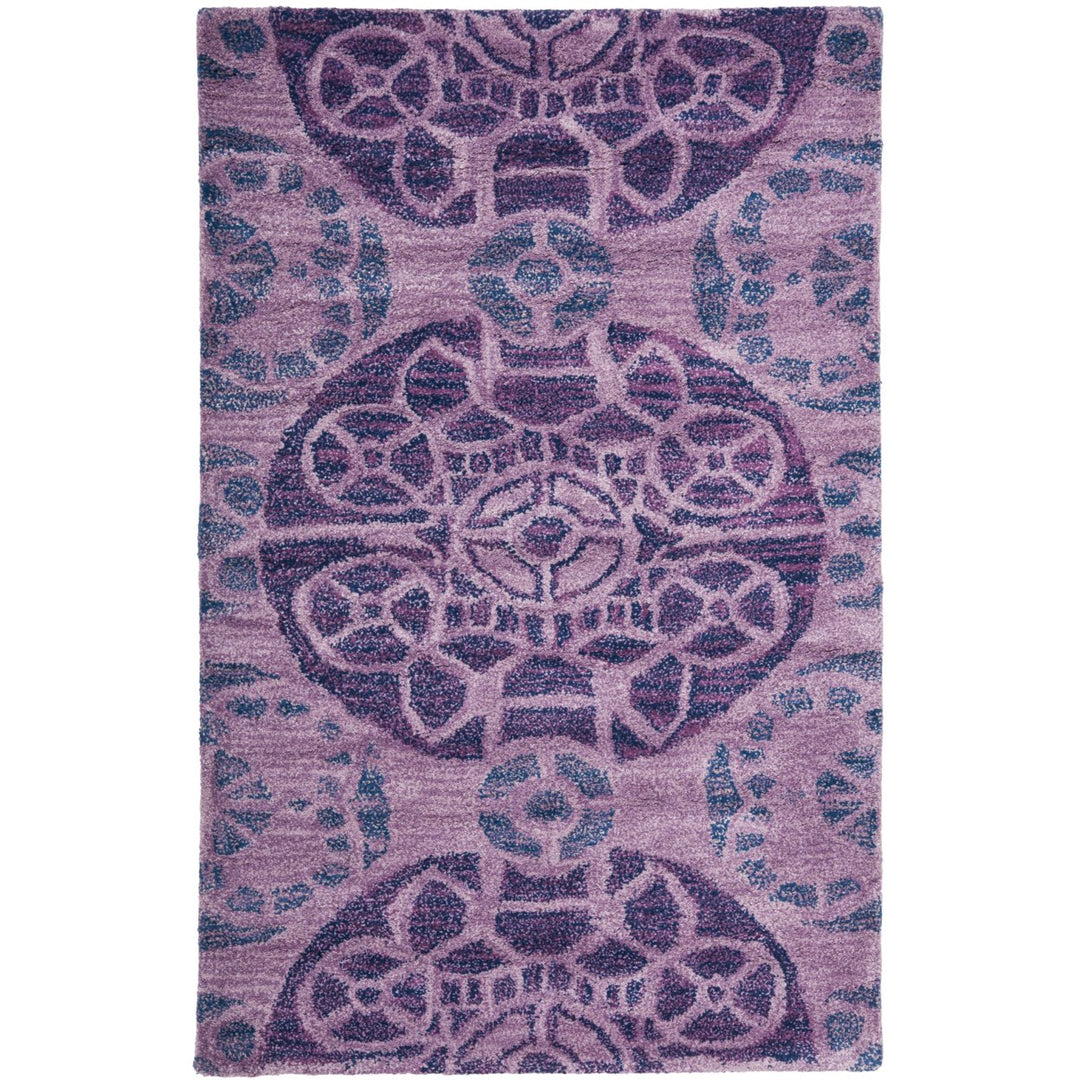 SAFAVIEH Wyndham Collection WYD376J Handmade Purple Rug Image 1