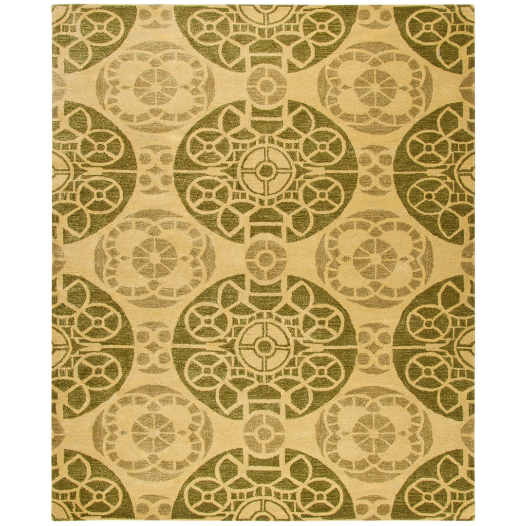 SAFAVIEH Wyndham WYD376L Handmade Honey / Green Rug Image 1