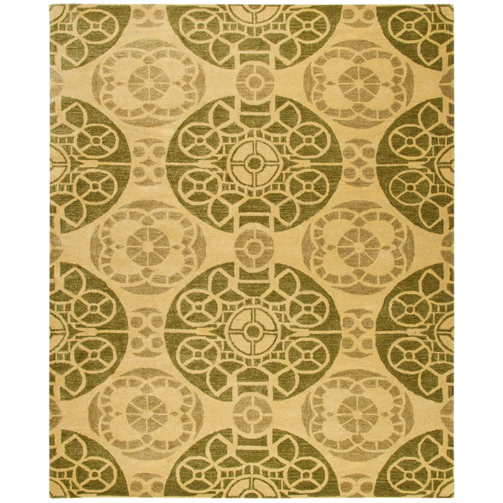 SAFAVIEH Wyndham WYD376L Handmade Honey / Green Rug Image 1