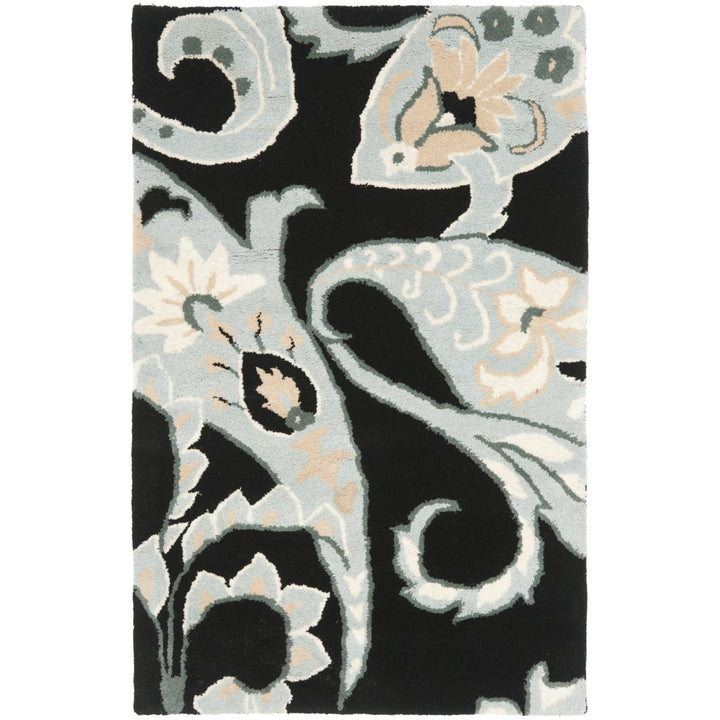 SAFAVIEH Wyndham WYD377A Handmade Black / Multi Rug Image 8