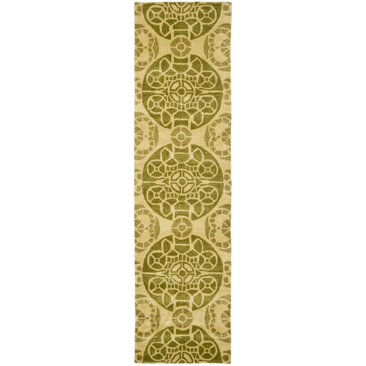 SAFAVIEH Wyndham WYD376L Handmade Honey / Green Rug Image 5