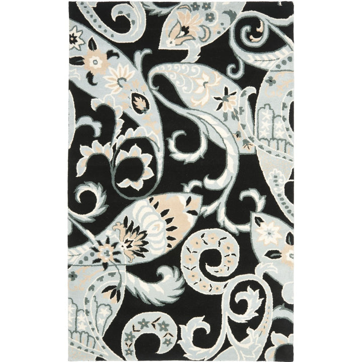 SAFAVIEH Wyndham WYD377A Handmade Black / Multi Rug Image 10