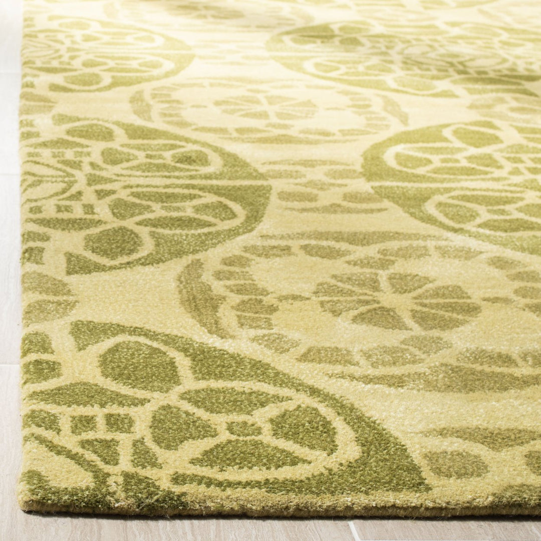 SAFAVIEH Wyndham WYD376L Handmade Honey / Green Rug Image 7