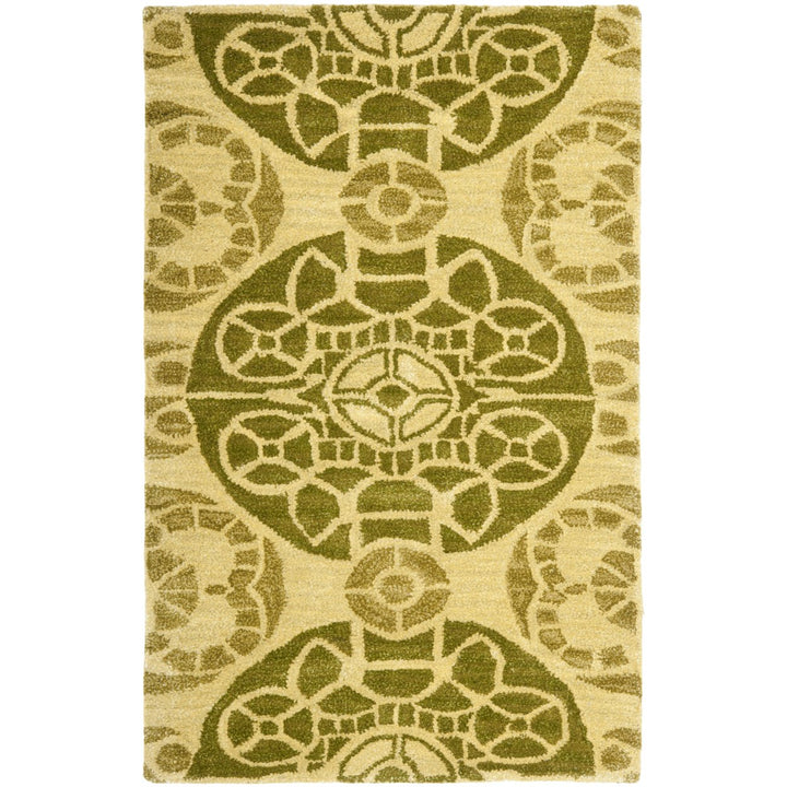 SAFAVIEH Wyndham WYD376L Handmade Honey / Green Rug Image 8