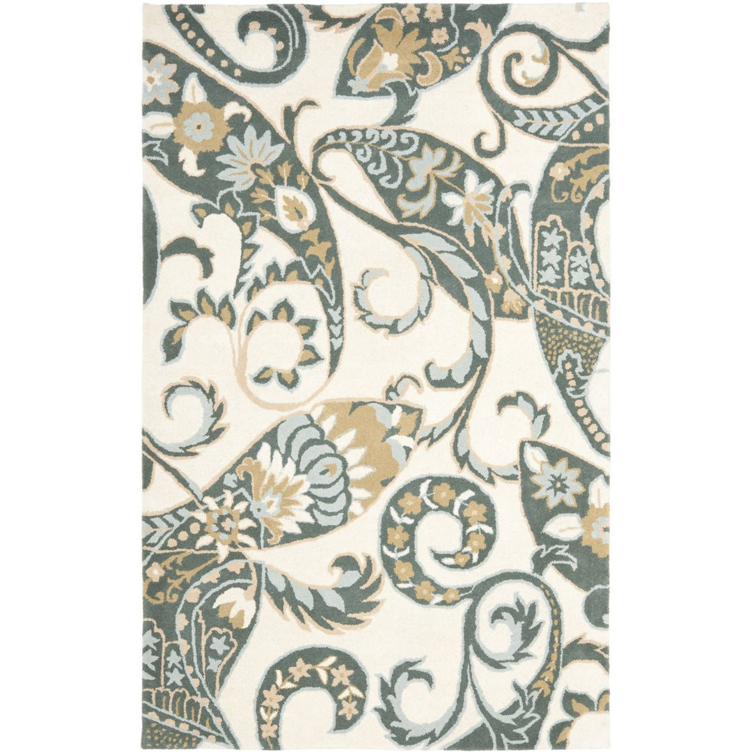 SAFAVIEH Wyndham WYD377C Handmade Ivory / Multi Rug Image 1