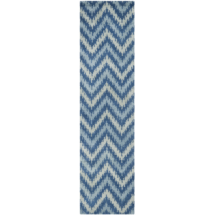 SAFAVIEH Wyndham WYD511A Handmade Blue / Multi Rug Image 4