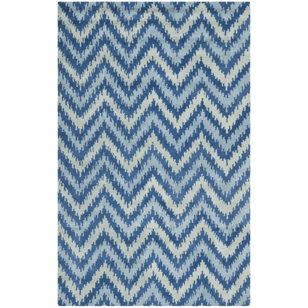 SAFAVIEH Wyndham WYD511A Handmade Blue / Multi Rug Image 7