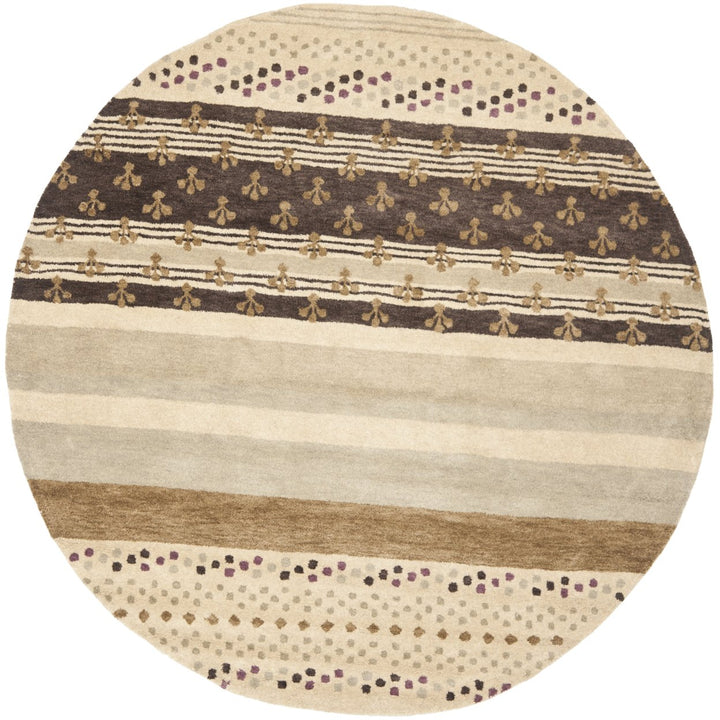 SAFAVIEH Wyndham WYD612A Handmade Ivory / Multi Rug Image 1