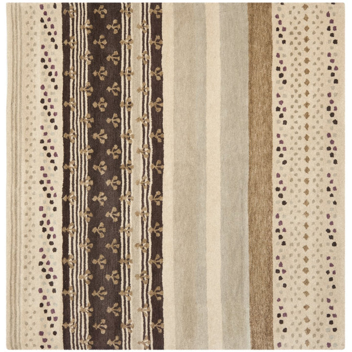 SAFAVIEH Wyndham WYD612A Handmade Ivory / Multi Rug Image 1