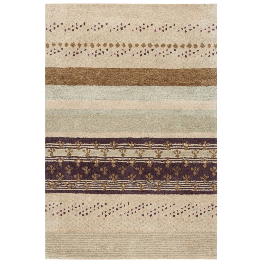 SAFAVIEH Wyndham WYD612A Handmade Ivory / Multi Rug Image 1