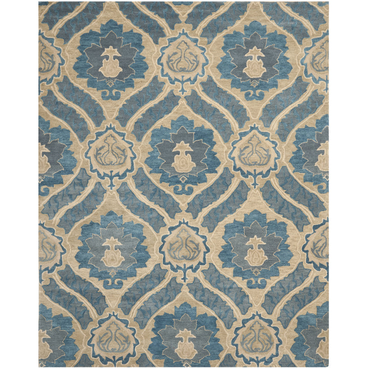 SAFAVIEH Wyndham WYD616A Handmade Blue / Grey Rug Image 1