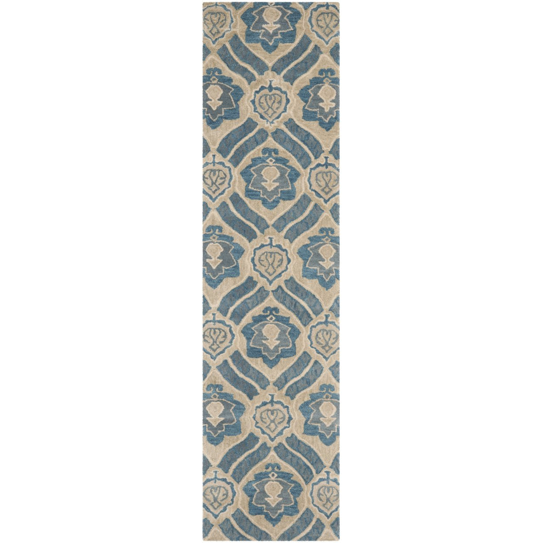 SAFAVIEH Wyndham WYD616A Handmade Blue / Grey Rug Image 5