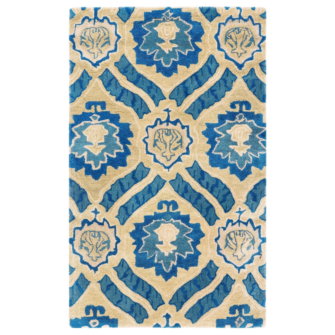 SAFAVIEH Wyndham WYD616A Handmade Blue / Grey Rug Image 8