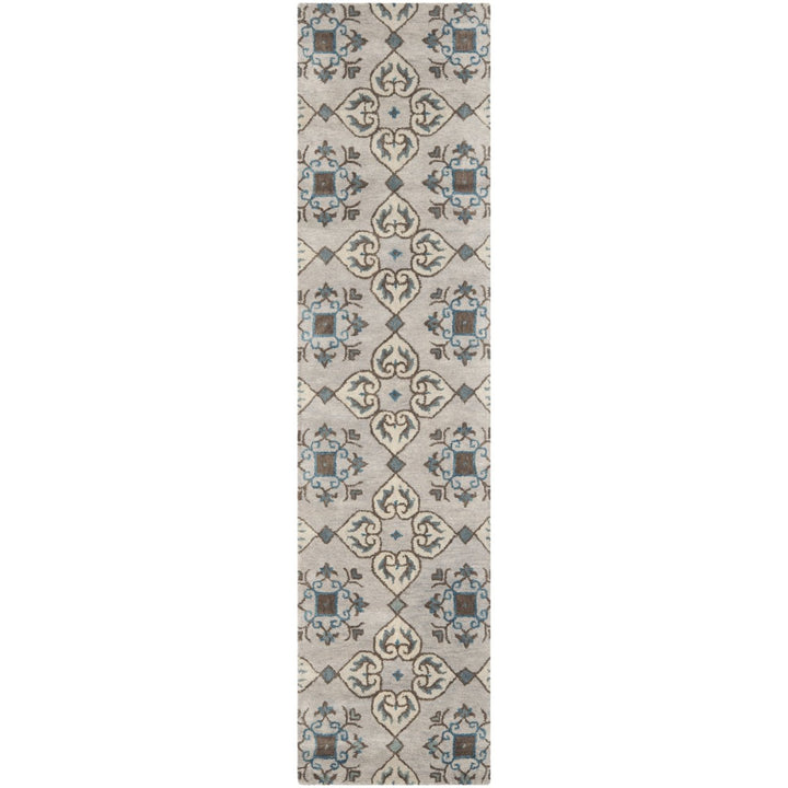 SAFAVIEH Wyndham WYD617A Handmade Beige / Multi Rug Image 5