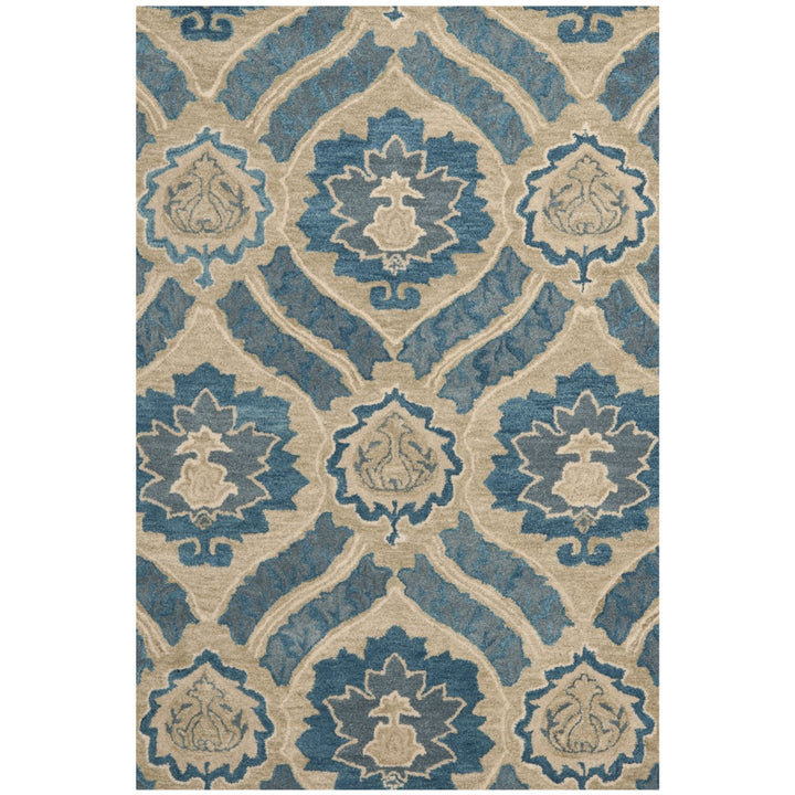 SAFAVIEH Wyndham WYD616A Handmade Blue / Grey Rug Image 1