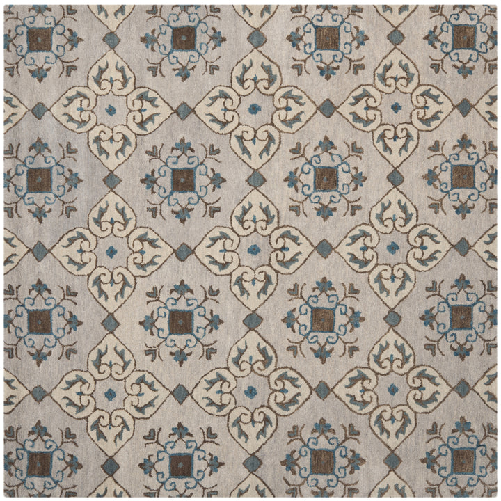 SAFAVIEH Wyndham WYD617A Handmade Beige / Multi Rug Image 6