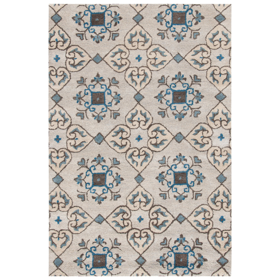 SAFAVIEH Wyndham WYD617A Handmade Beige / Multi Rug Image 8