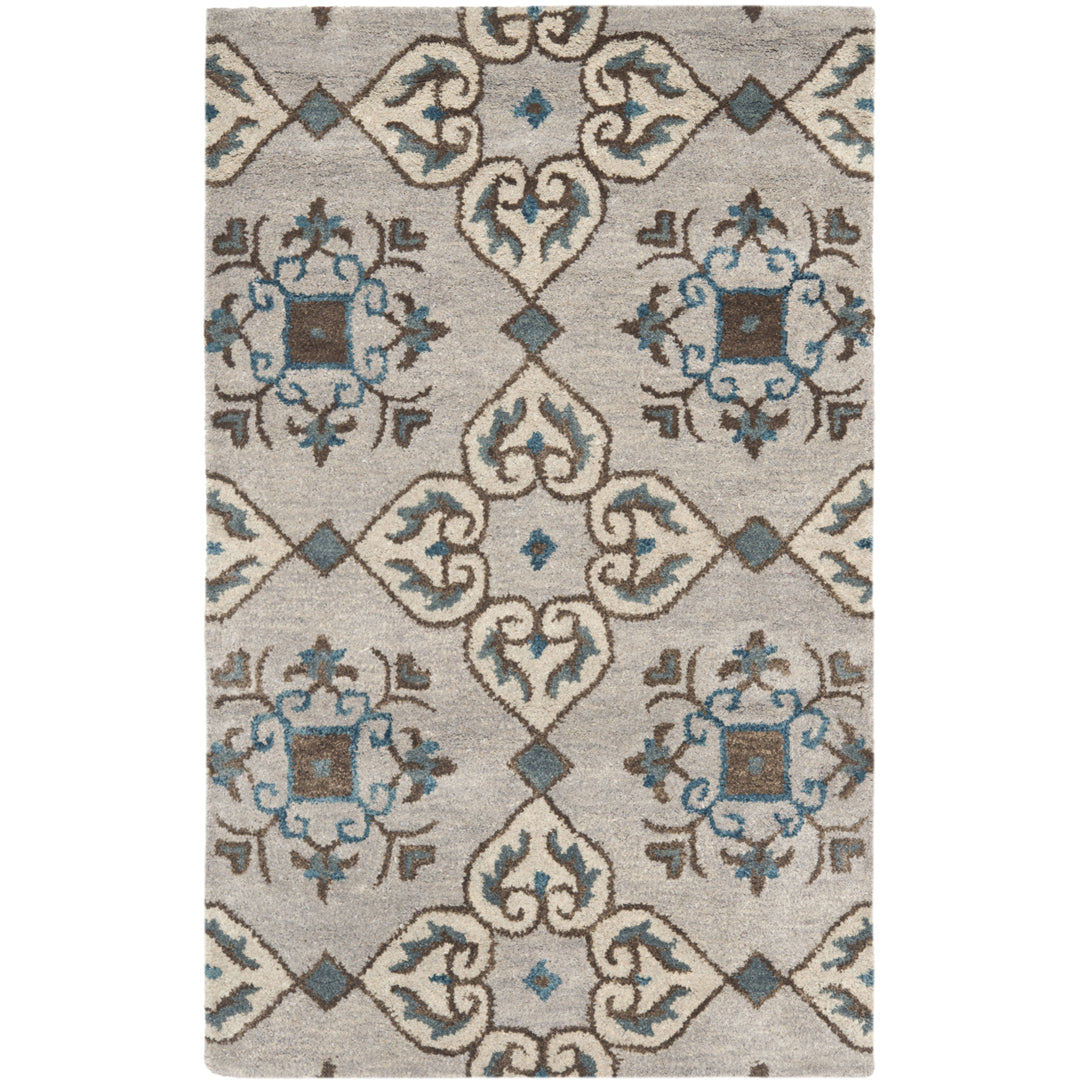 SAFAVIEH Wyndham WYD617A Handmade Beige / Multi Rug Image 9