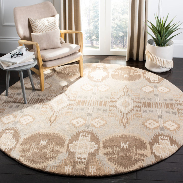 SAFAVIEH Wyndham WYD723A Handmade Natural / Multi Rug Image 2