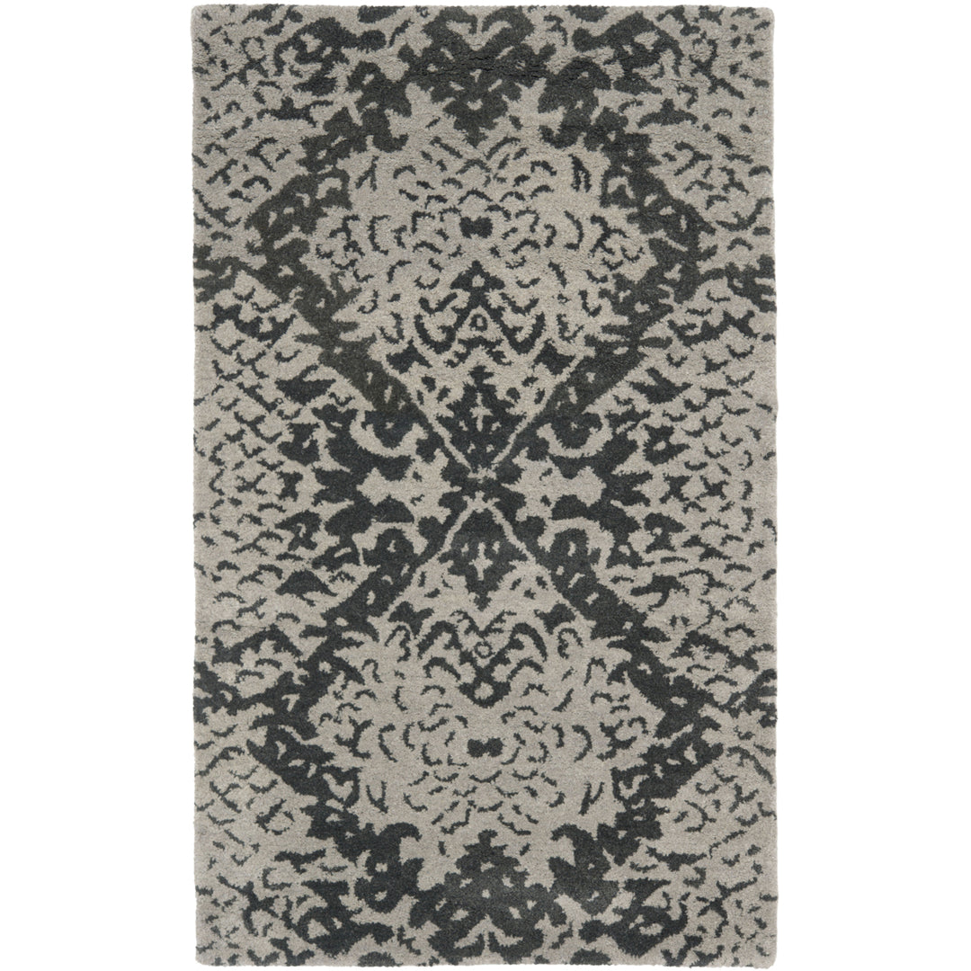 SAFAVIEH Wyndham WYD620A Handmade Grey / Black Rug Image 9