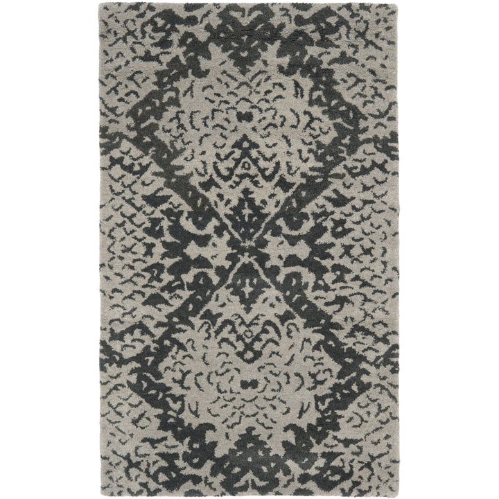 SAFAVIEH Wyndham WYD620A Handmade Grey / Black Rug Image 9