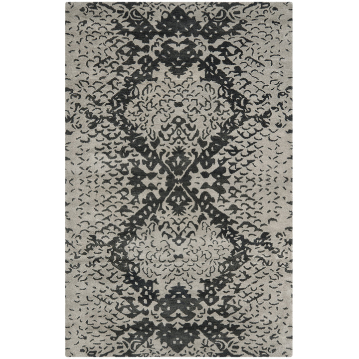 SAFAVIEH Wyndham WYD620A Handmade Grey / Black Rug Image 11