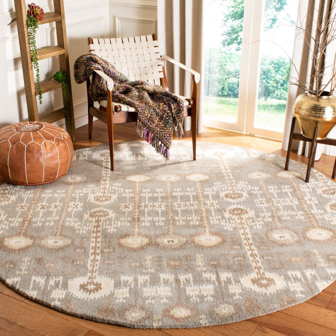 SAFAVIEH Wyndham WYD722A Handmade Natural / Multi Rug Image 2