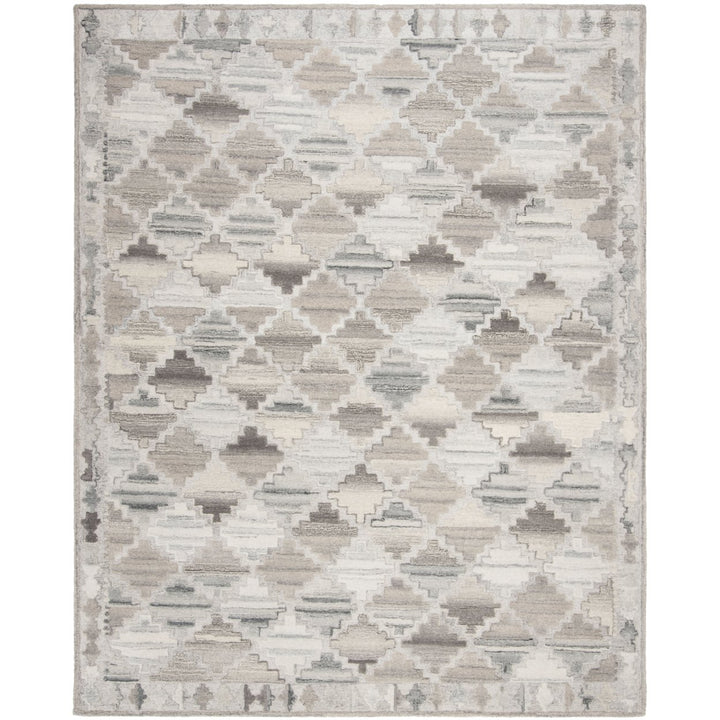 SAFAVIEH Wyndham WYD803B Handmade Grey / Taupe Rug Image 1