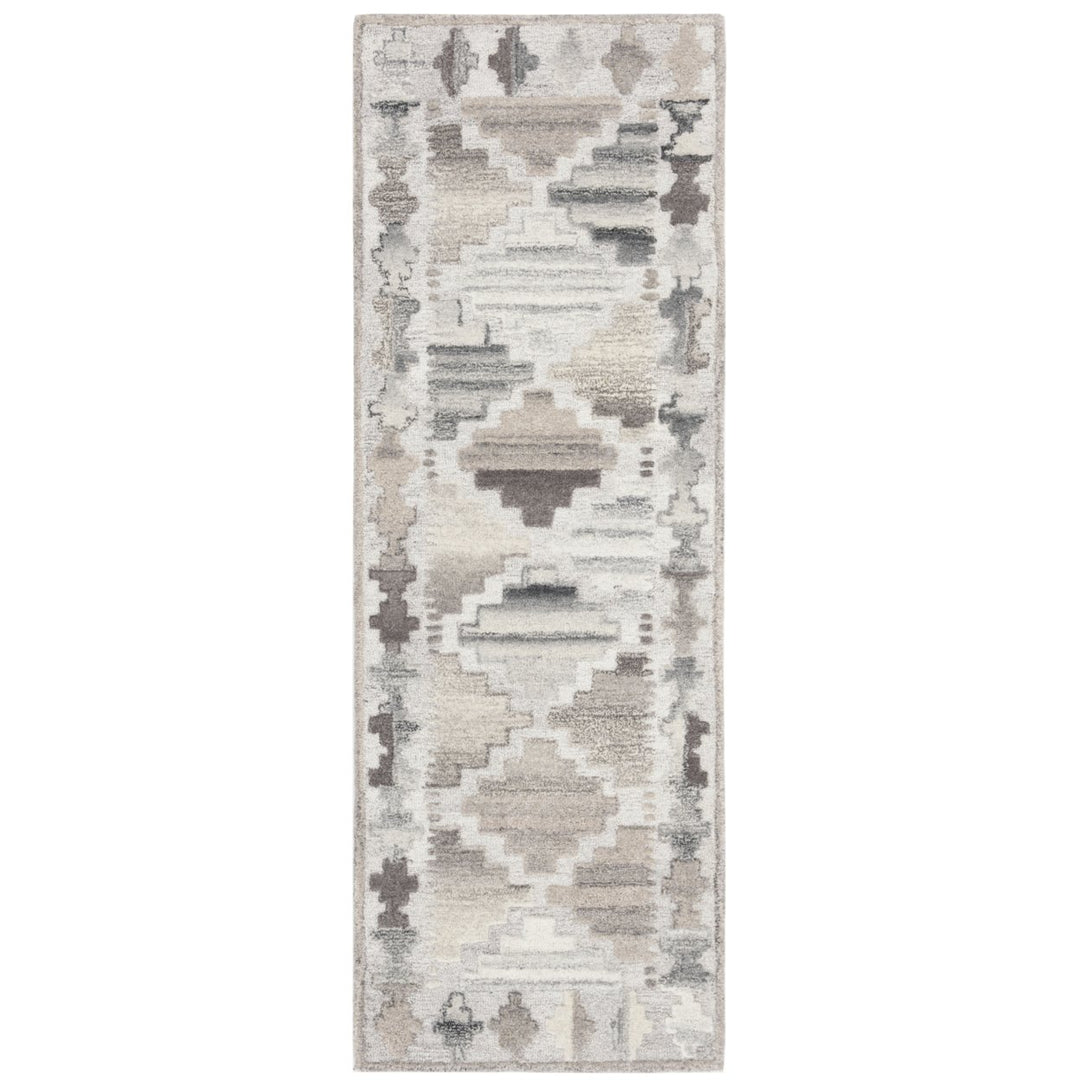 SAFAVIEH Wyndham WYD803B Handmade Grey / Taupe Rug Image 3