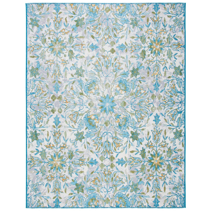 Safavieh BAR513M Barbados 500 Ivory / Light Blue Image 1