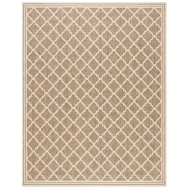 SAFAVIEH Indoor Outdoor BHS121D Beach House Beige / Cream Rug Image 1