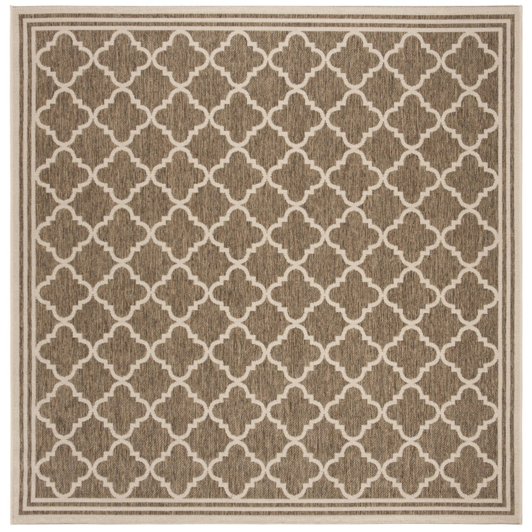 SAFAVIEH Indoor Outdoor BHS121D Beach House Beige / Cream Rug Image 1