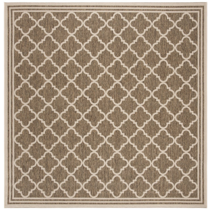 SAFAVIEH Indoor Outdoor BHS121D Beach House Beige / Cream Rug Image 1