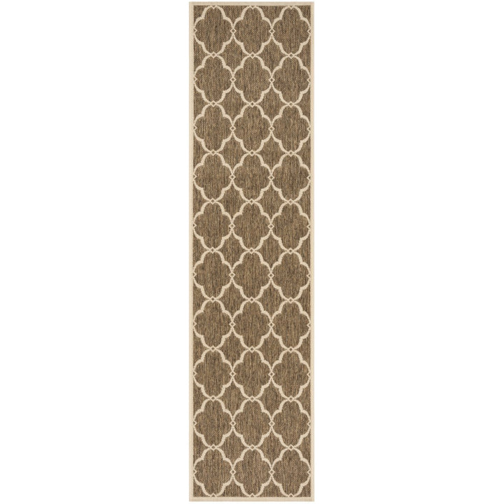 SAFAVIEH Indoor Outdoor BHS125D Beach House Beige / Cream Rug Image 1