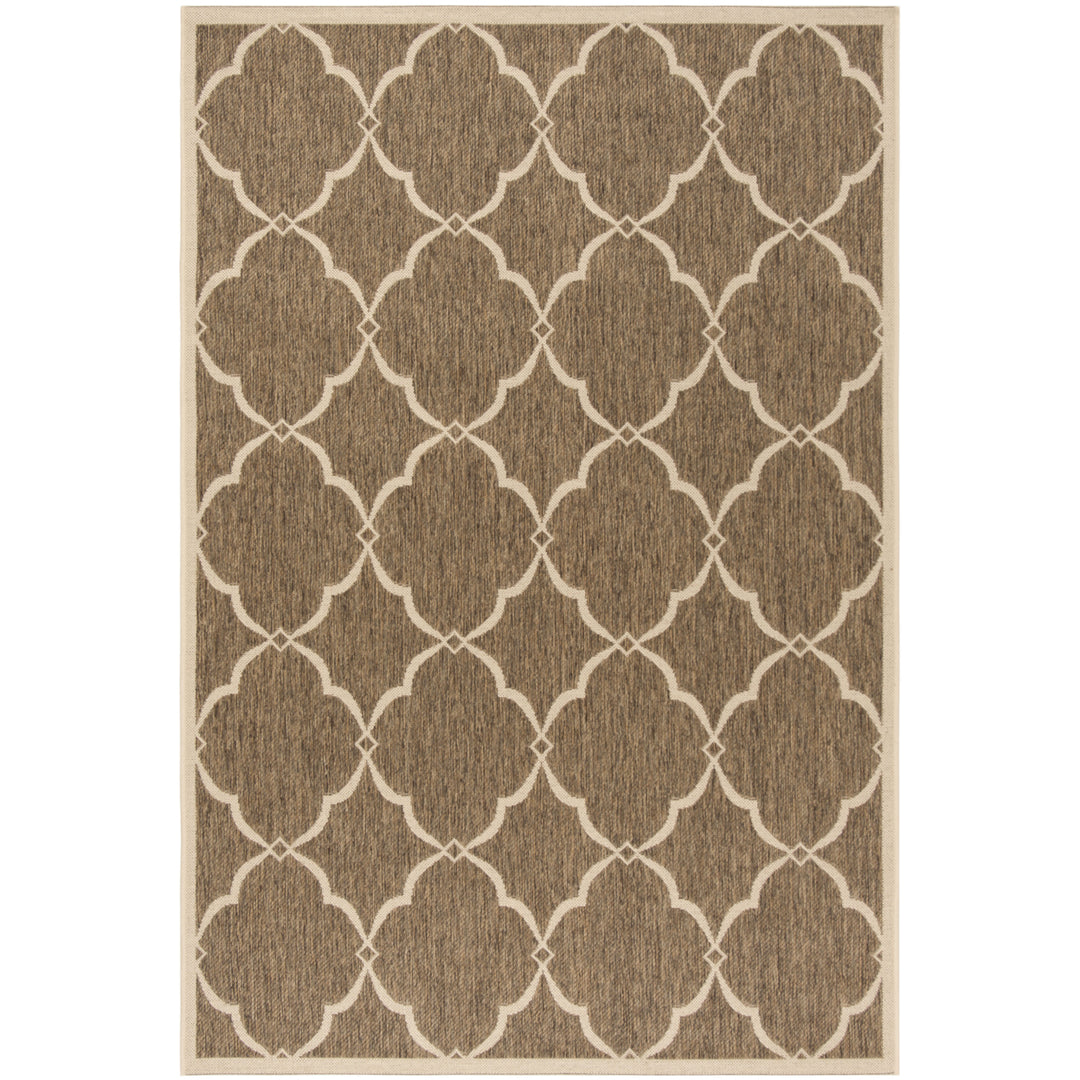 SAFAVIEH Indoor Outdoor BHS125D Beach House Beige / Cream Rug Image 1