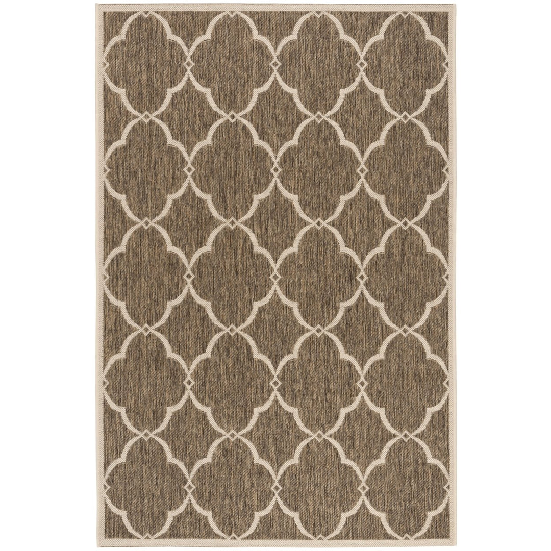 SAFAVIEH Indoor Outdoor BHS125D Beach House Beige / Cream Rug Image 1