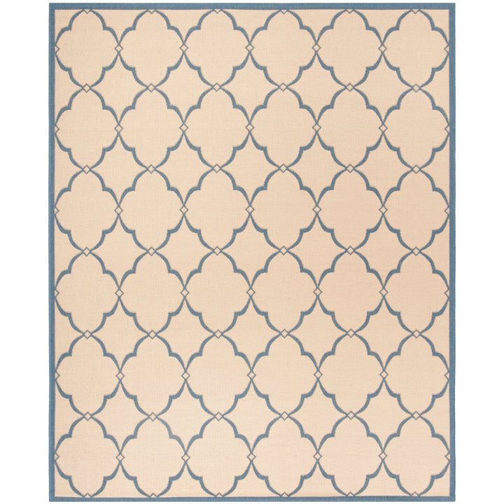 SAFAVIEH Indoor Outdoor BHS125N Beach House Cream / Blue Rug Image 1