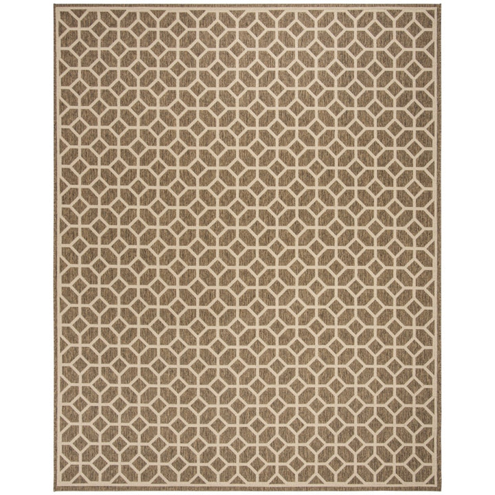 SAFAVIEH Indoor Outdoor BHS127D Beach House Beige / Cream Rug Image 1