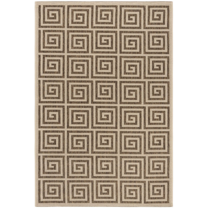 SAFAVIEH Indoor Outdoor BHS129D Beach House Beige / Cream Rug Image 1