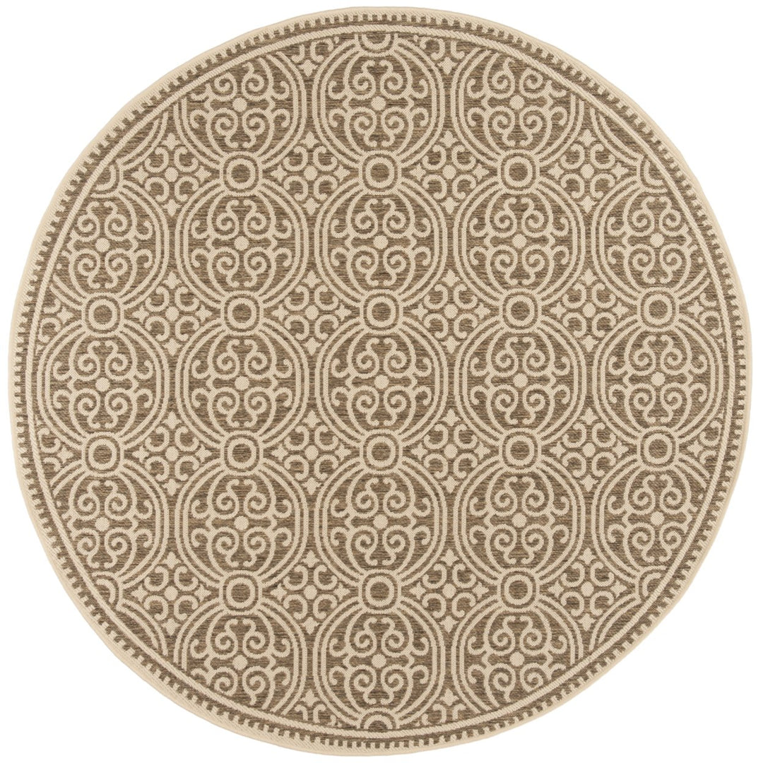 SAFAVIEH Indoor Outdoor BHS134C Beach House Cream / Beige Rug Image 1