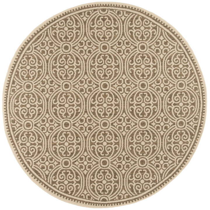 SAFAVIEH Indoor Outdoor BHS134C Beach House Cream / Beige Rug Image 1