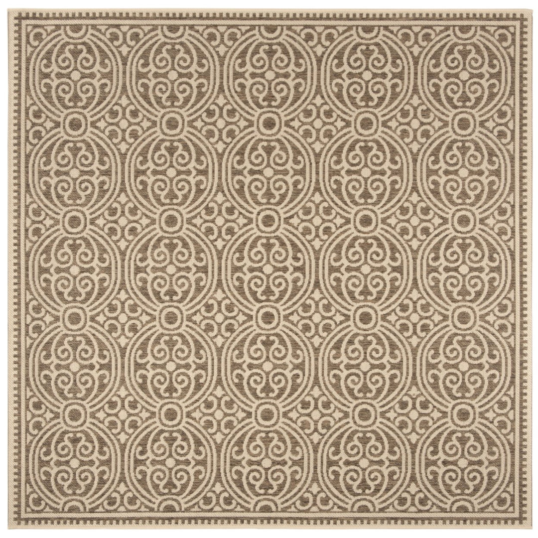 SAFAVIEH Indoor Outdoor BHS134C Beach House Cream / Beige Rug Image 1