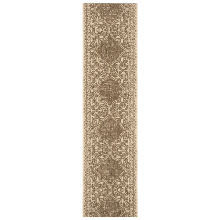 SAFAVIEH Indoor Outdoor BHS174A Beach House Cream / Beige Rug Image 1