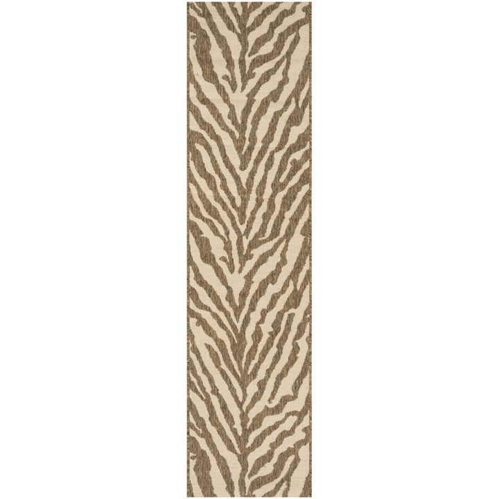 SAFAVIEH Indoor Outdoor BHS182A Beach House Cream / Beige Rug Image 1