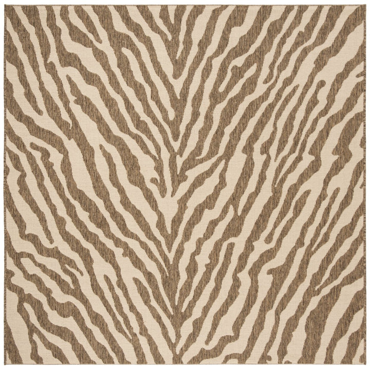 SAFAVIEH Indoor Outdoor BHS182A Beach House Cream / Beige Rug Image 1